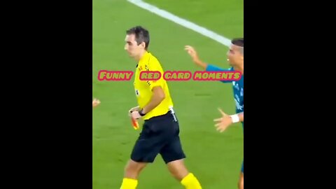 Funny red card moment part 14#redcard #funny #moments #shorts