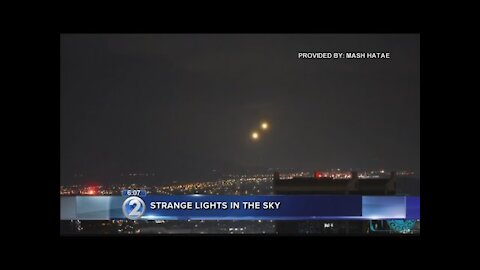 Caught on camera: Strange lights spotted floating over Oahu