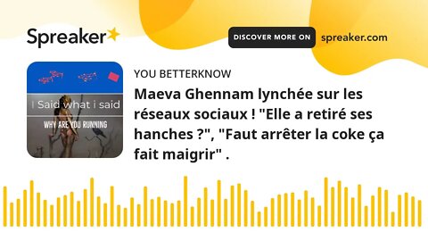 Maeva Ghennam lynchée sur les réseaux sociaux ! "Elle a retiré ses hanches ?", "Faut arrêter la coke