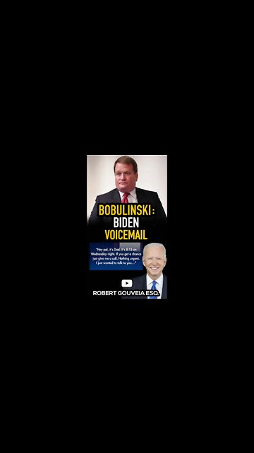 Bobulinksi: Biden Voicemail #shorts
