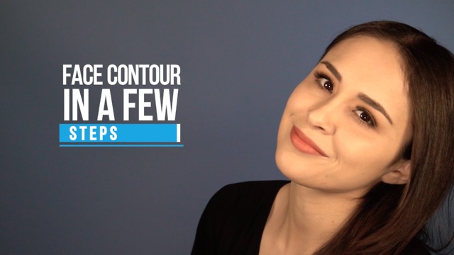 Face contour in a few steps.
