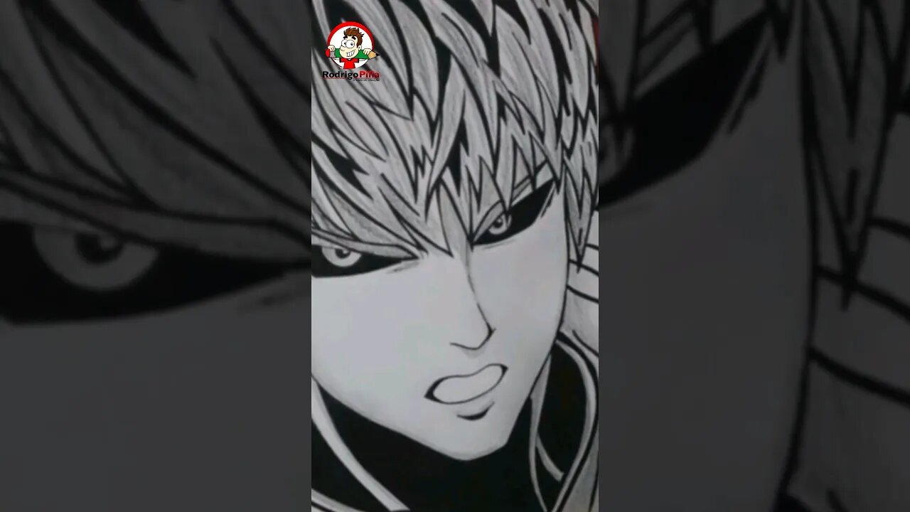 Desenhando Genos de One Punch-Man, o aprendiz do Saitama!