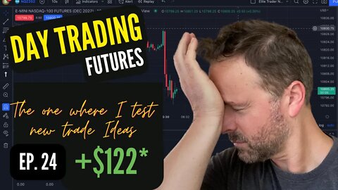 WATCH ME TRADE (Full Session) | +$122 WIN | DAY TRADING Nasdaq Futures Trading Scalping