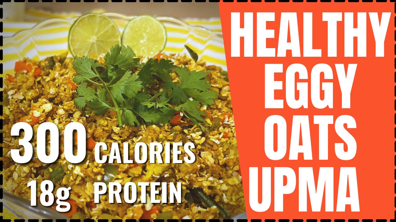 HEALTHY EGGY OATS UPMA | JUREE’s KITCHEN