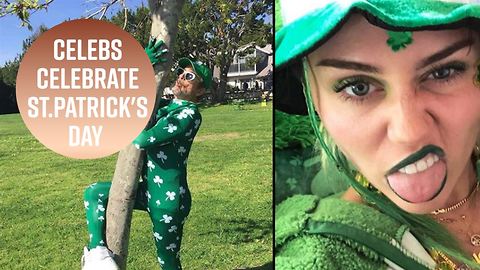 Stars go green this St Patrick's Day
