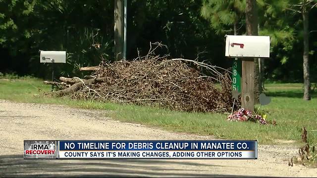 No timeline for debris cleanup in Manatee Co. upsets residents