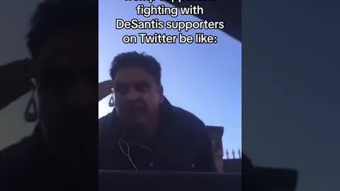 DeSantis Trump Twitter Fighting Be Like 2024 Meme Bloody Bastard Bitch Edit #political #meme #shorts