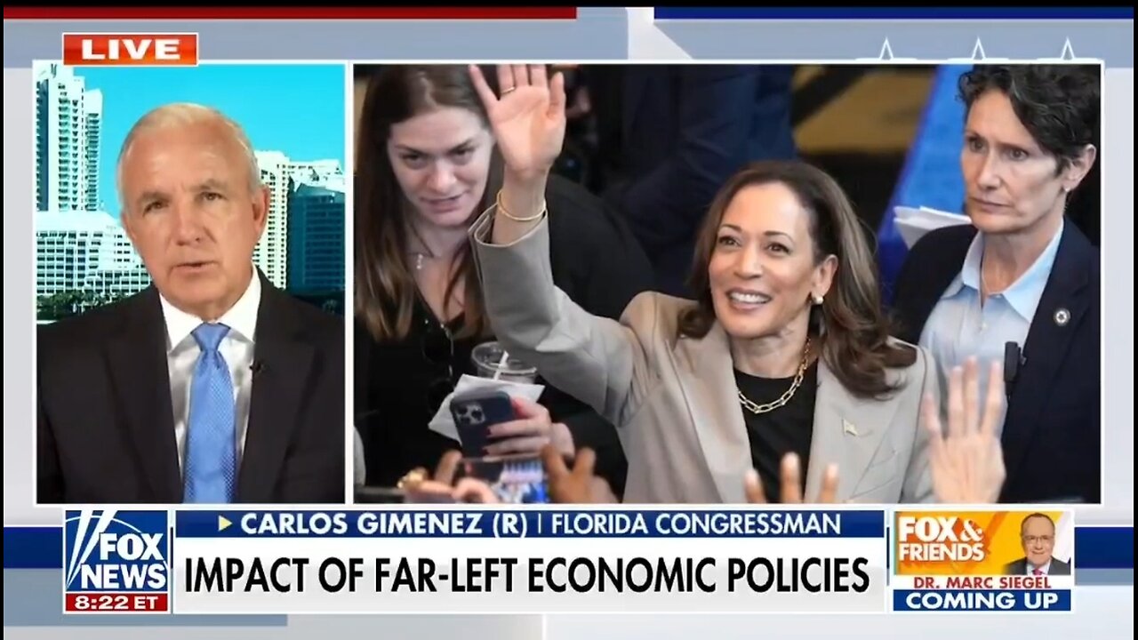 Rep Carlos Gimenez: Kamala Gets Advice From Her Marxist Father