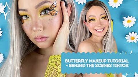 Butterfly Makeup Tutorial and Behind the Scenes Tiktok
