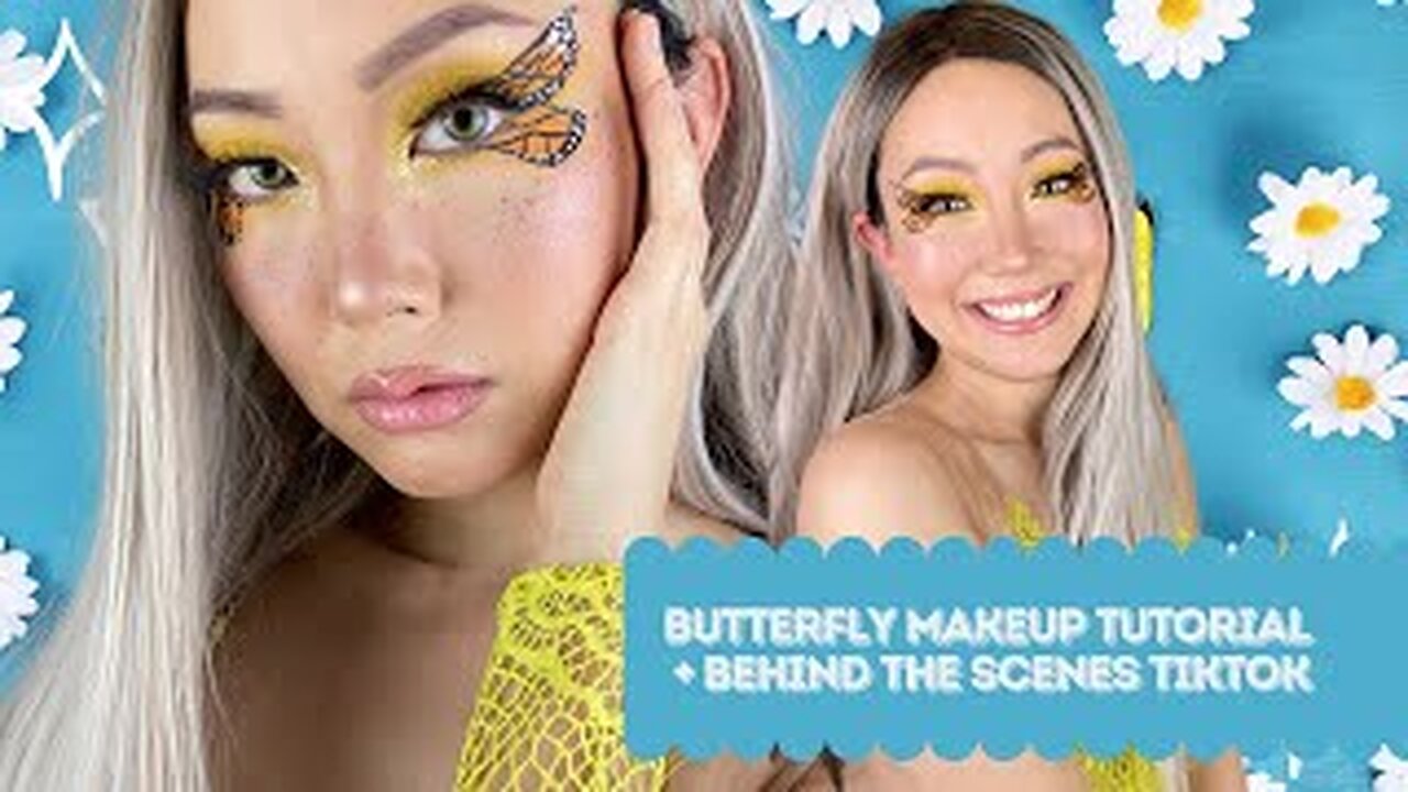 Butterfly Makeup Tutorial and Behind the Scenes Tiktok
