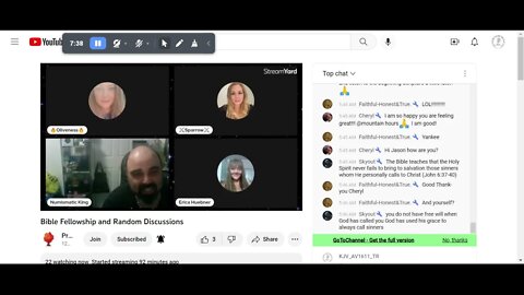Bible Fellowship and Random Discussions YouTube