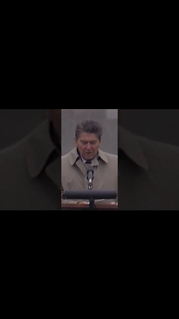 A True Leader, Joe… 🖤🗡️ #RonaldReagan 1985 * #PITD #Shorts (Linked)