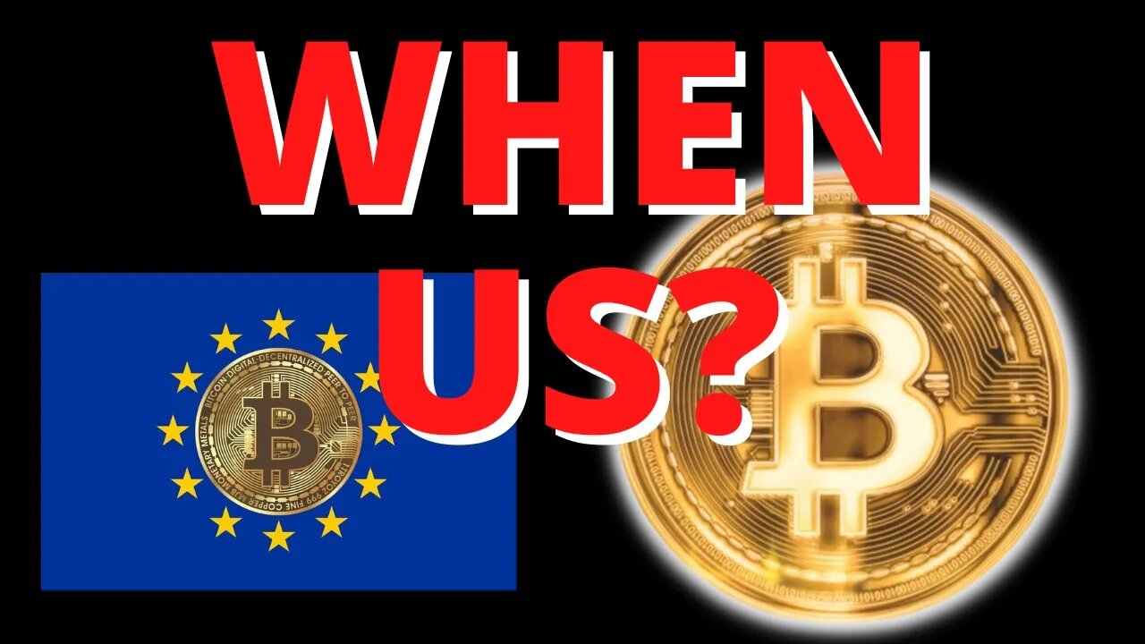 EU has passed crypto regulations (MICA) and has approved a BTC spot etf. The US needs to catch up!