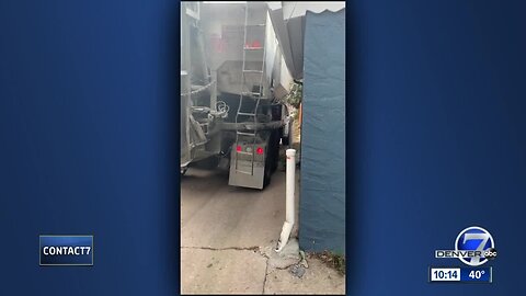 Denver homeowner demands city to take action to prevent trucks from crashing into her home