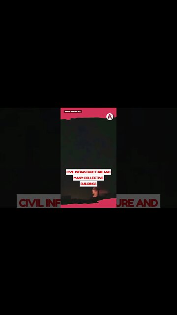 Shocking footage shows when parts of the Russian missile fall on the road.