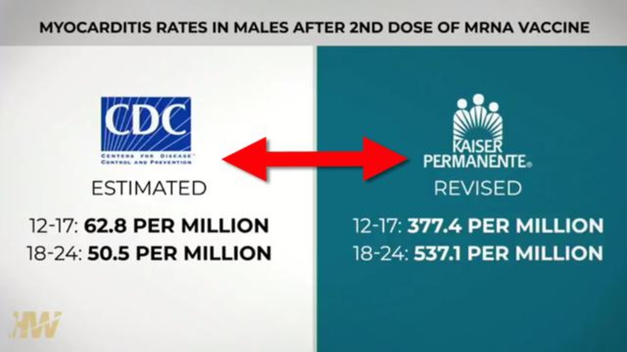USA | Rates of MYOCARDITIS in Vaxxed Young Males Higher Than Thought