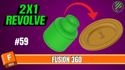 #59 Revolve 2x1 | Fusion 360 | Pistacchio Graphic