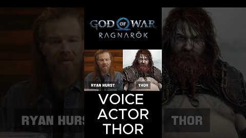 Ryan Hurst transforme in to thor God of war Ragnarok #godofwar #shorts