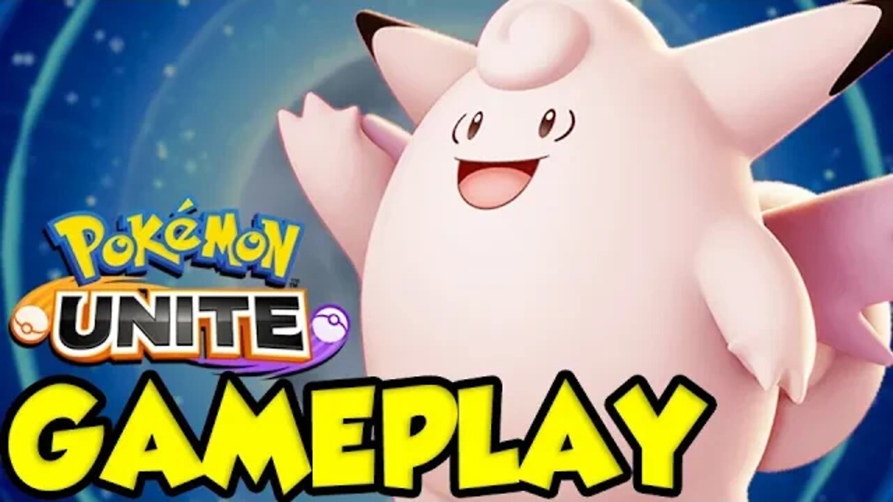 POKEMON UNITE CLEFABLE GAMEPLAY!