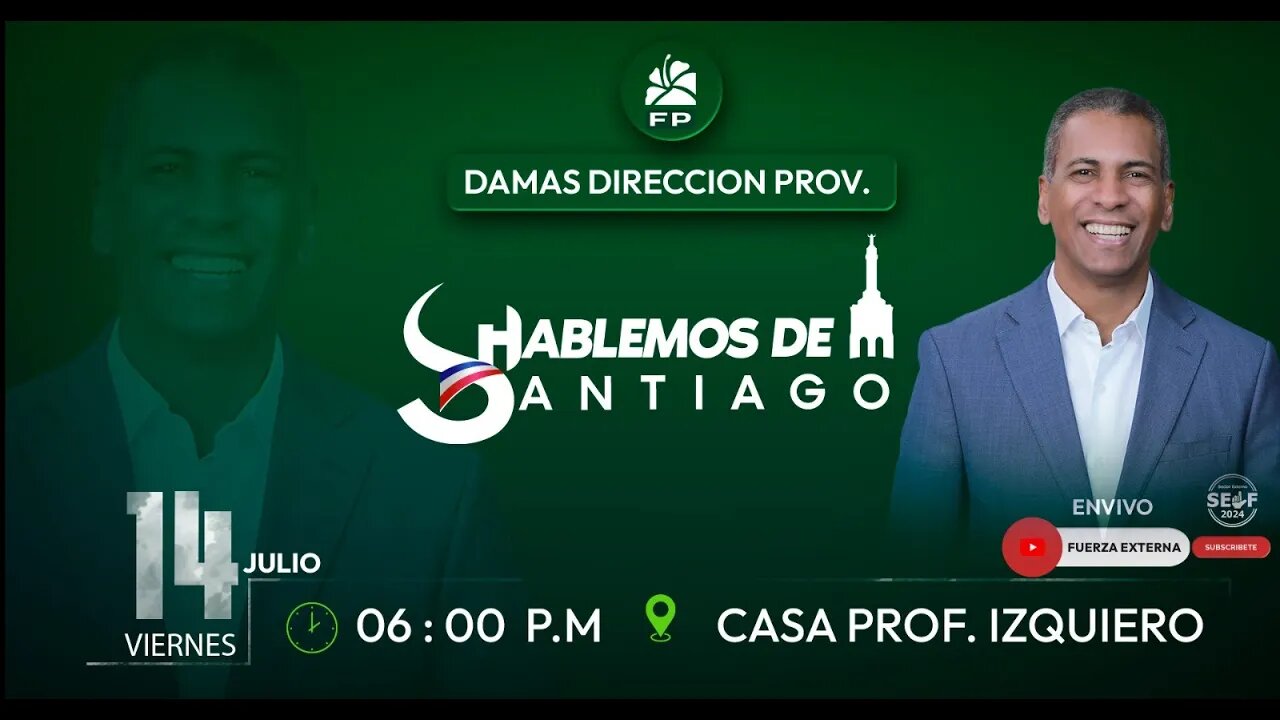 🔴Hablemos de Santaigo - Encuentro con las Damas de la Dirección Central FP