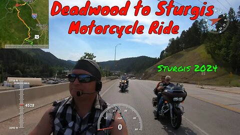 Sturgis Deadwood to Main Street Sturgis Motorcycle Ride