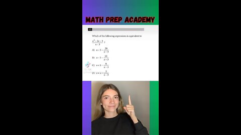 Can you do synthetic division?!