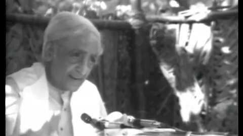 What should be done to help India and its people J Krishnamurti