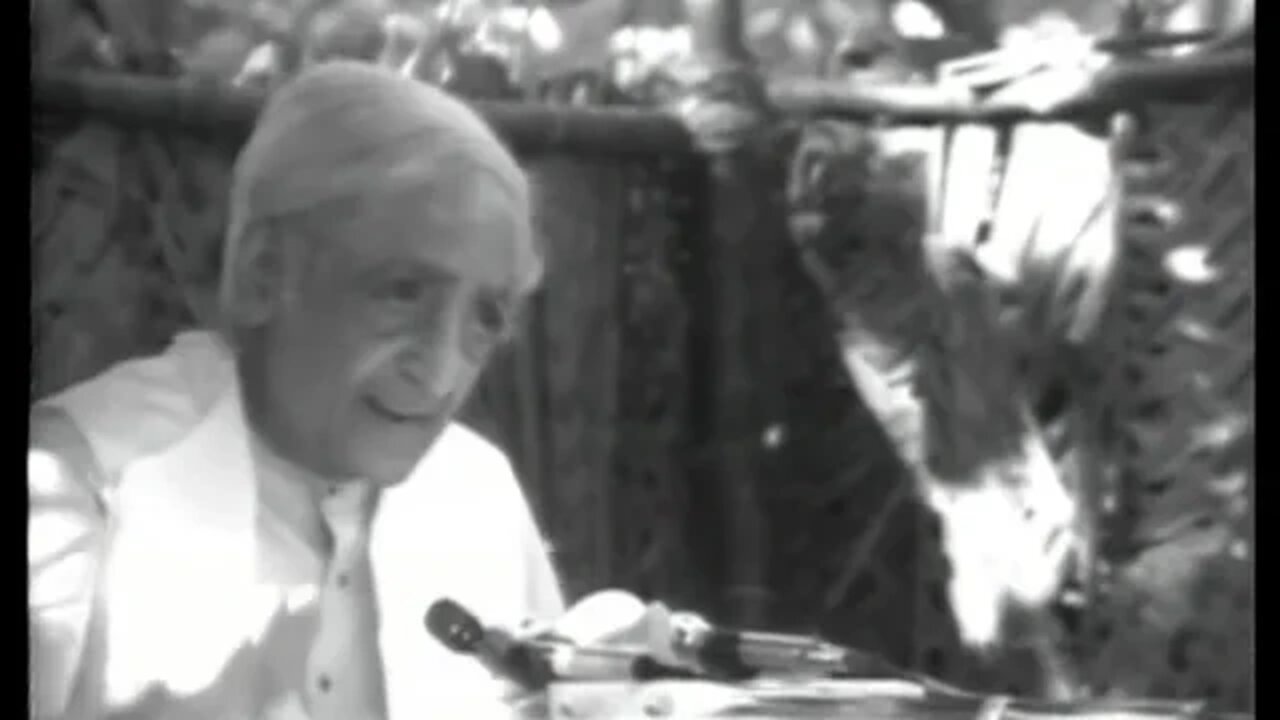 What should be done to help India and its people J Krishnamurti