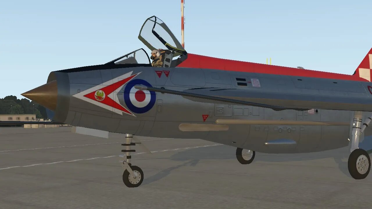 Liverpool in the English Electric Lightning Full Flight.