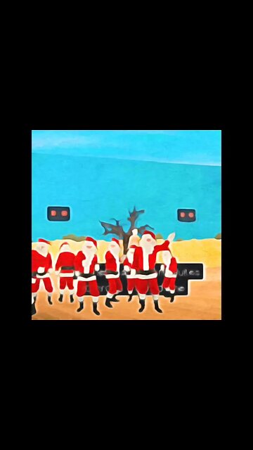 Santas Dance to Squid Game #squidgame #mrbeast