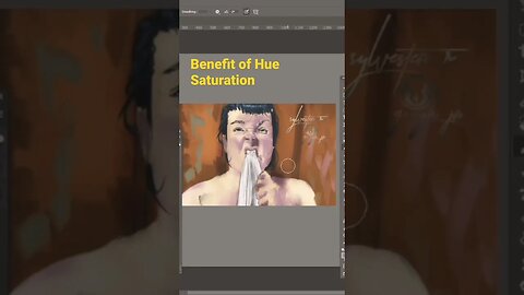 Benefits of Hue Saturation #photoshoppainting #digitalart #painting #drawing