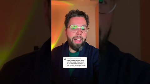 Do I ever get embarrassed filming videos in public?