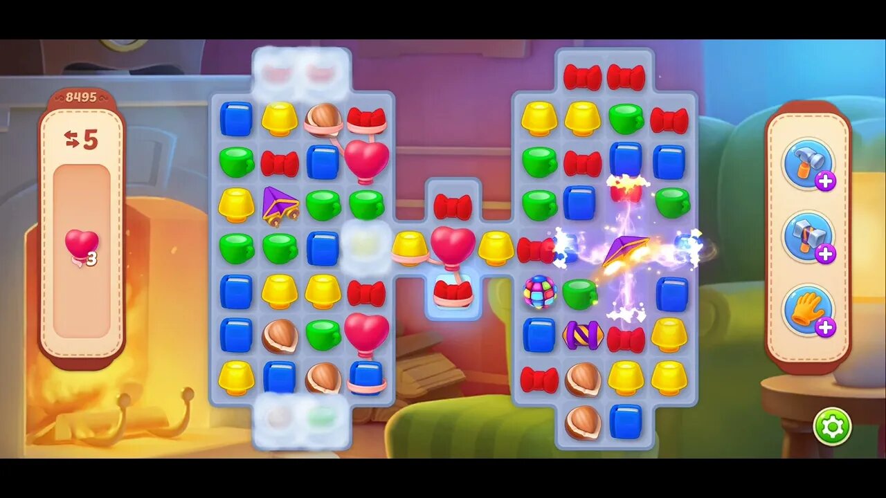 Playrix Homescapes Gameplay Walkthrough Level 8495