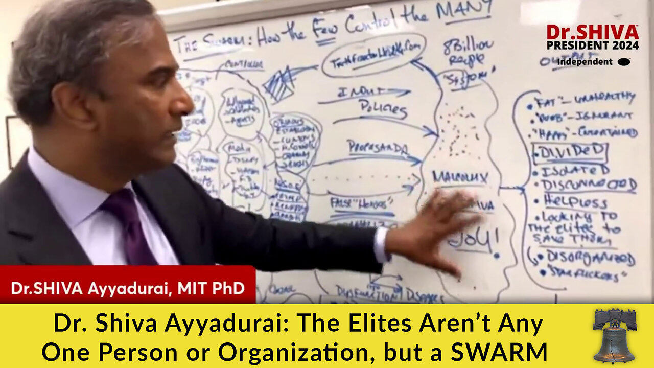 Dr. Shiva Ayyadurai: The Elites Aren’t Any One Person or Organization, but a SWARM