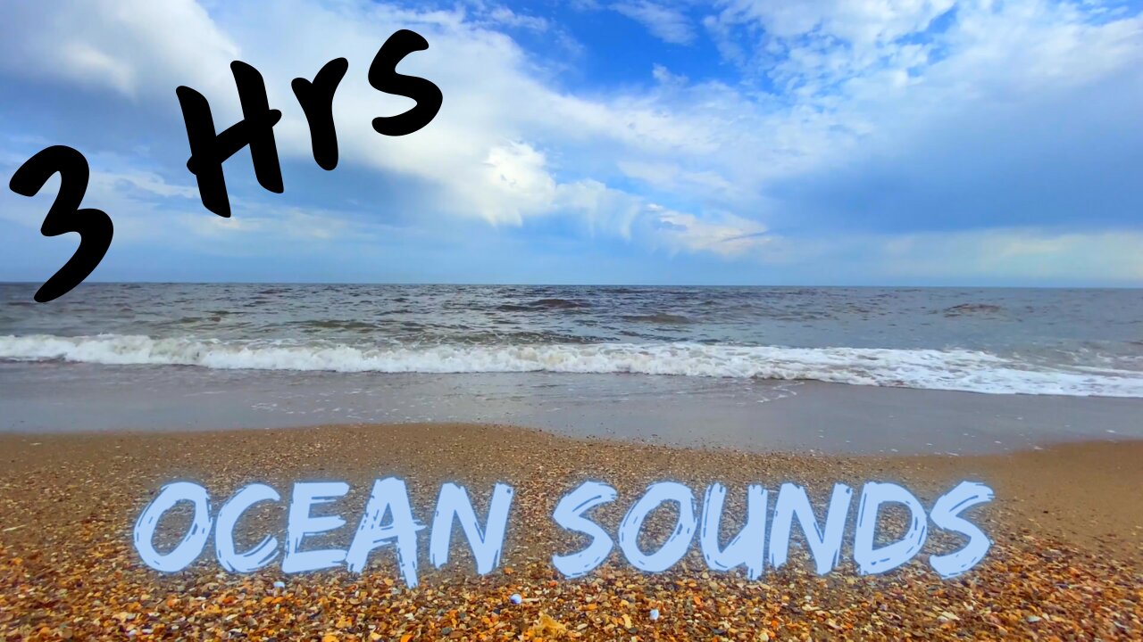 Fall asleep with Ocean Sounds | Waves | 3 Hrs | ~ ASMR ~