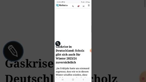 Gaskrise in Deutschland德语