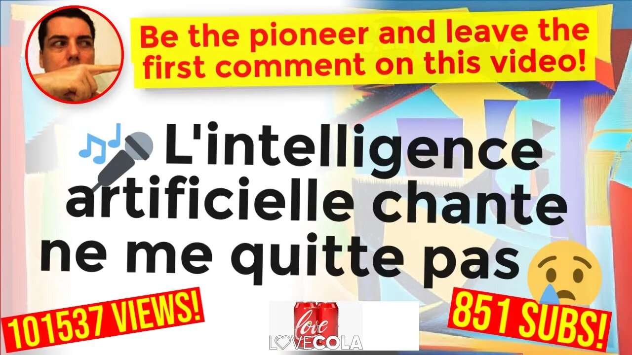 🎤 L'intelligence artificielle chante ne me quitte pas 😢