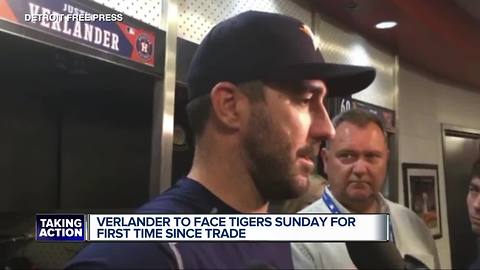 Justin Verlander to face Tigers for first time since trade