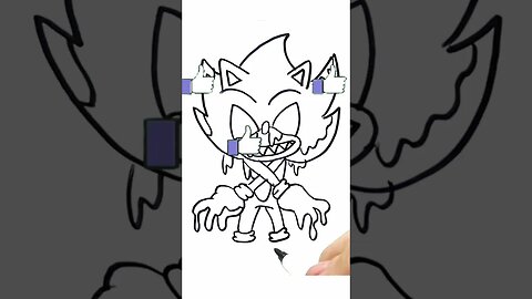 How to Draw and Paint Fleetway Super Sonic