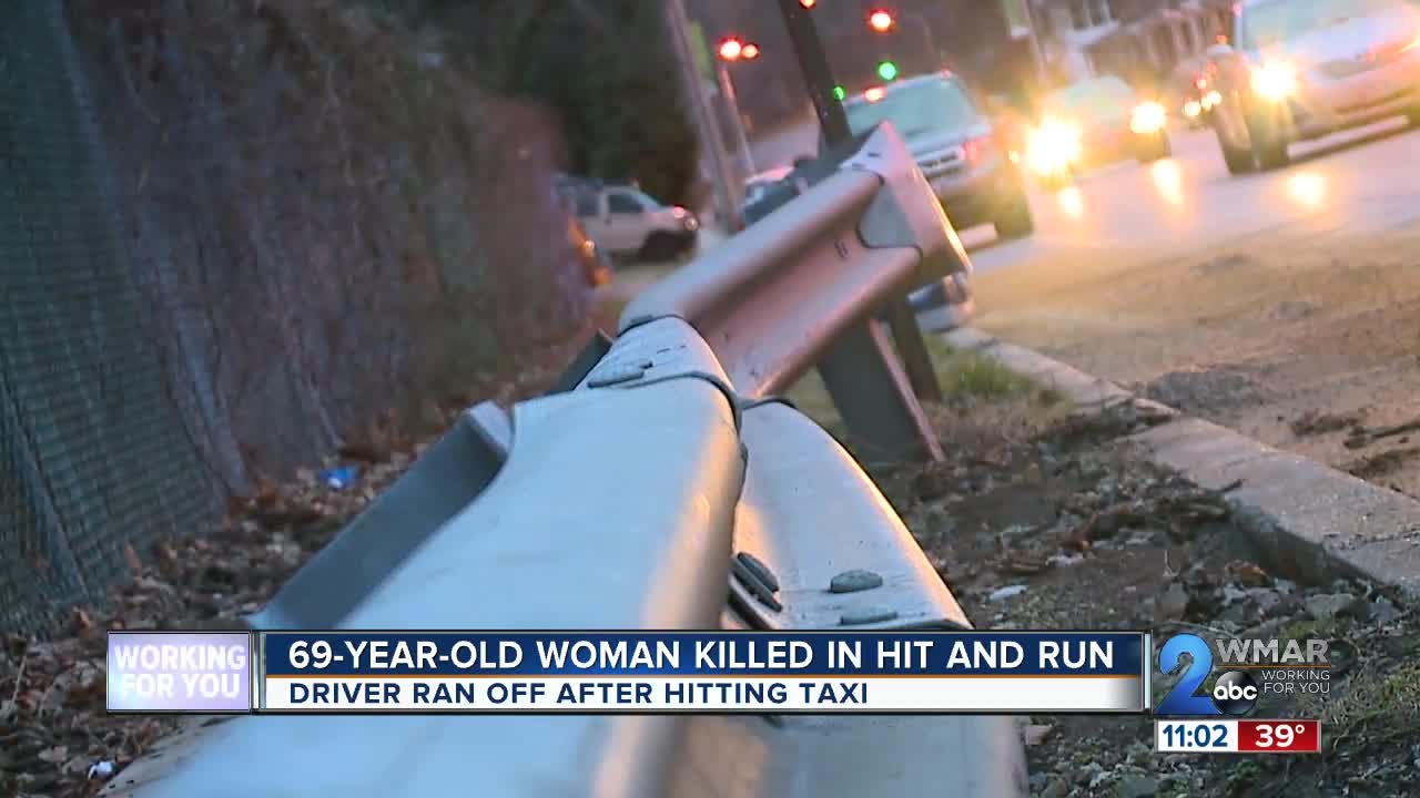 69-year-old woman killed in hit and run involving taxi