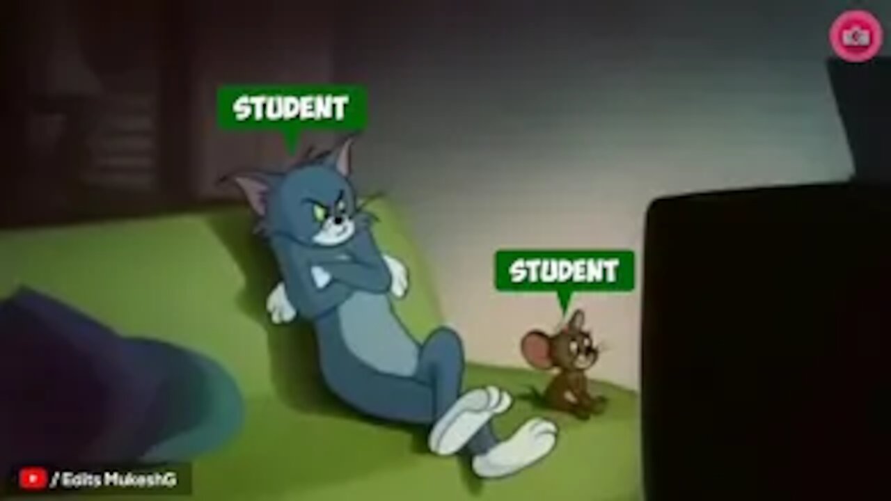 Online Class || Funny WhatsApp status Tom And Jerry || Cartoon Video Status