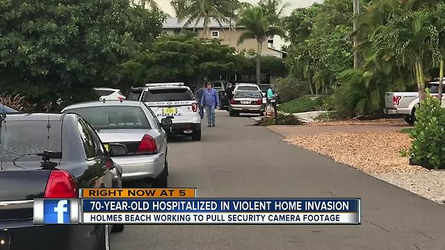 Police investigating violent home invasion in Holmes Beach