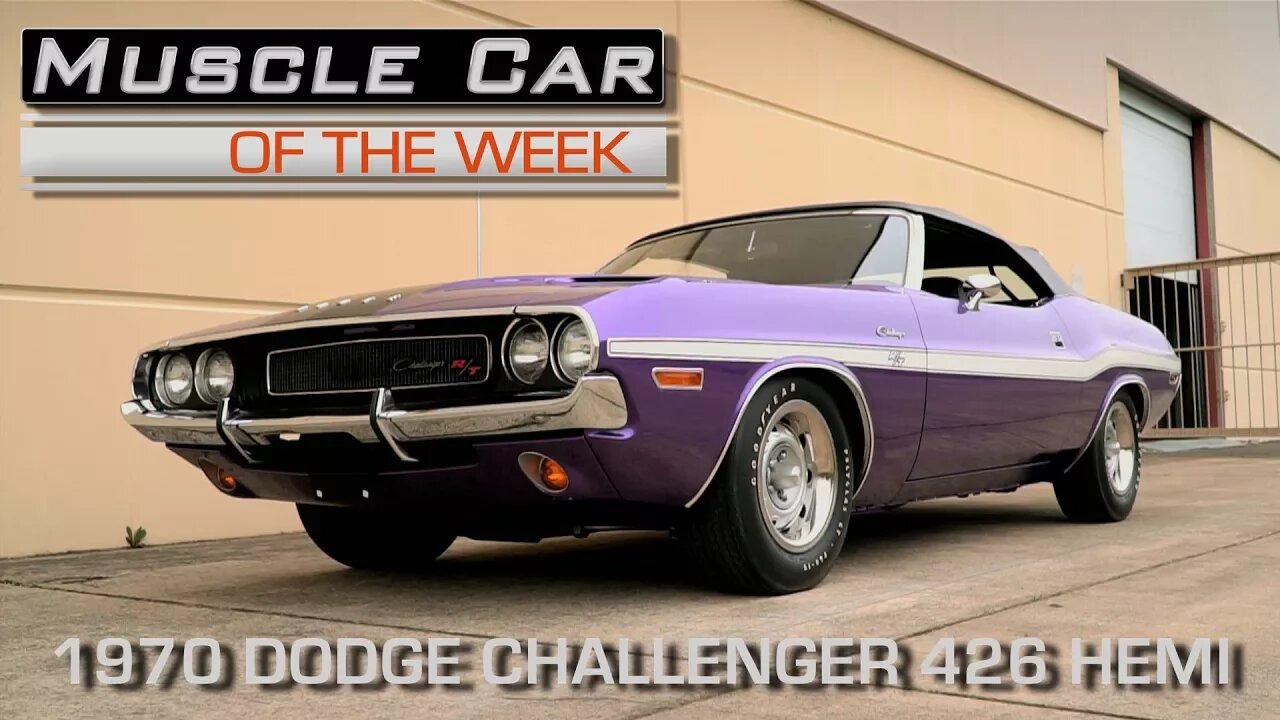 1970 Dodge Challenger 426 Hemi Convertible: Muscle Car Of The Week Video Episode #207