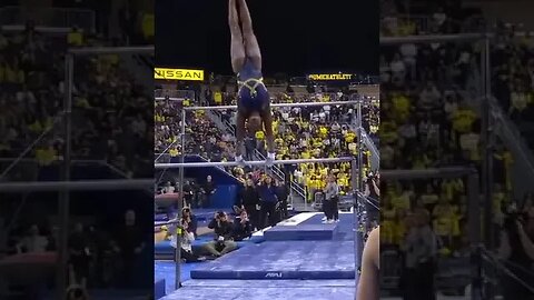 Sierra Brooks 9.975 on Bars - Oklahoma at Michigan 3/6/23 #shorts