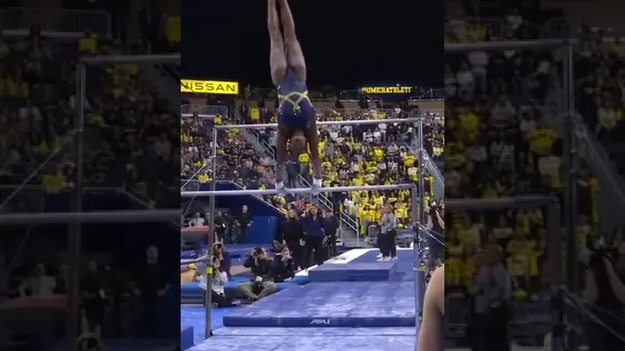Sierra Brooks 9.975 on Bars - Oklahoma at Michigan 3/6/23 #shorts