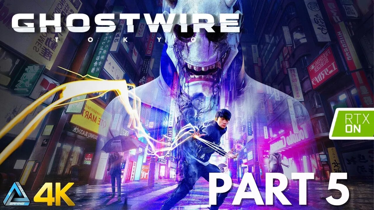 Let's Play! Ghostwire: Tokyo with RTX in 4K Part 5 (PS5)