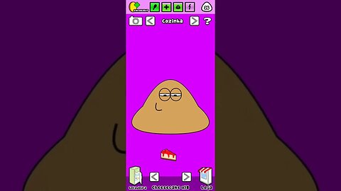 comer_ o bolo de morango #pou