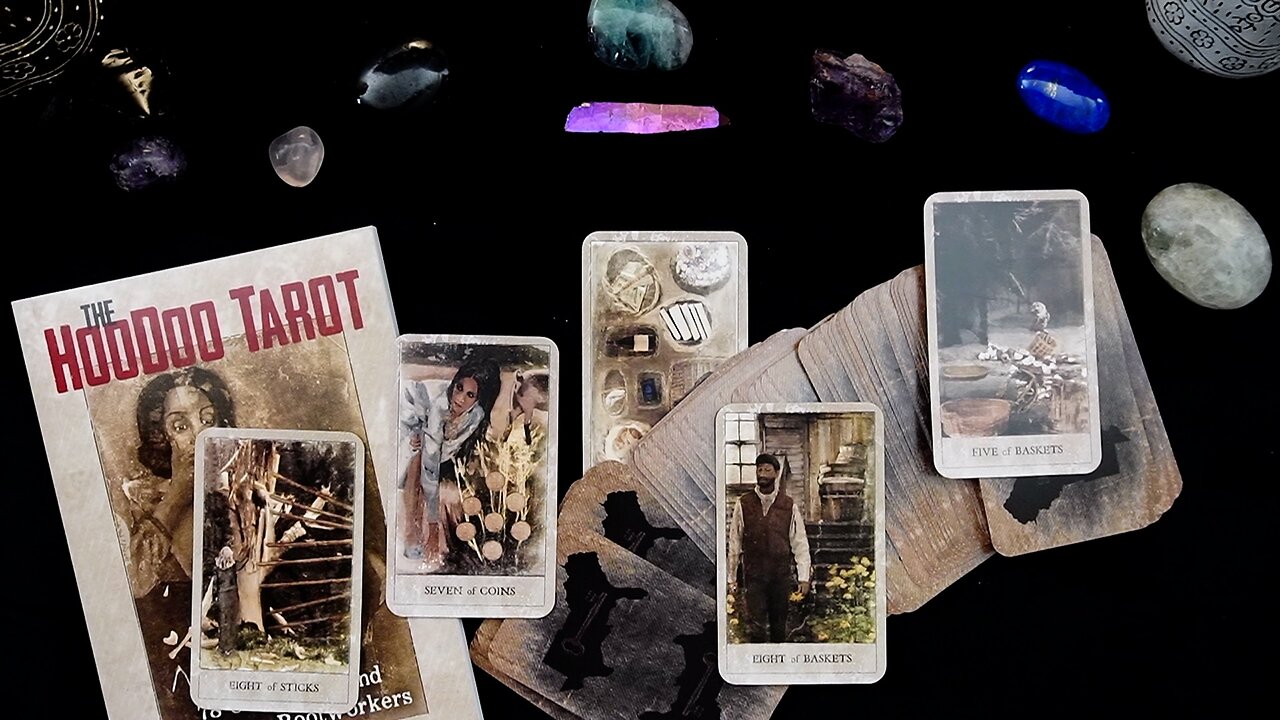 Hoodoo Tarot Deck Review & Flip Through With Message of The Day Tarot Card Reading