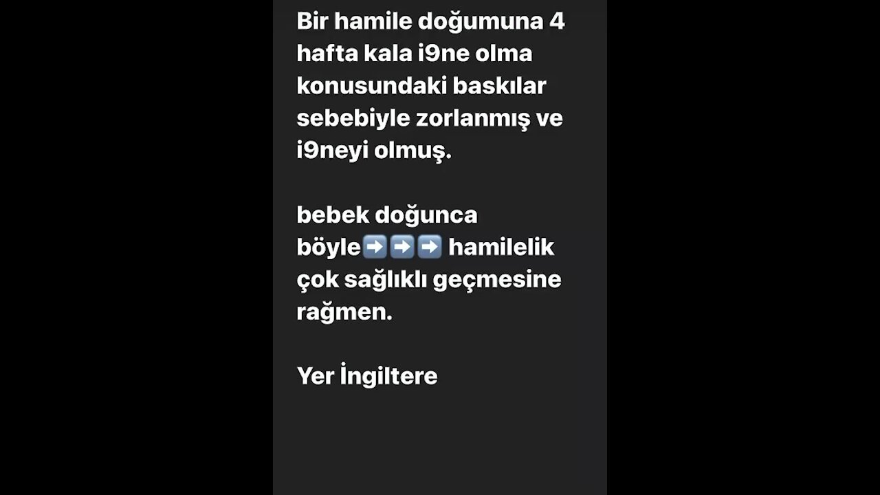 Doğuma 4 hafta kala i9ne olmak