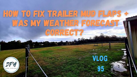 // HOW TO FIX TRAILER MUD FLAPS //